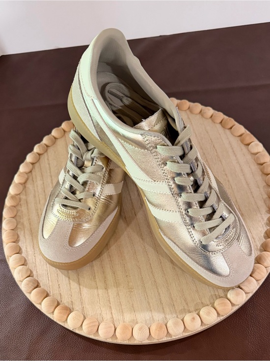 Gola Shoes - Gola Viper Metallic Gold Off White Gum Sneakers Women’s US 11 EU 42 Leather